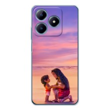 Чехол с мультфильмом Моана Realme C63 4G (Моана и Симеа)