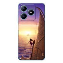 Чехол с мультфильмом Моана Realme C63 4G (Моана в море)