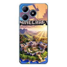 Чехол с картинками Майнкрафт для Реалми С63 4G – Minecraft