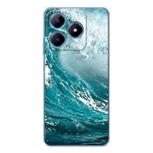 Летний Чехол на Realme C63 4G – Морская волна