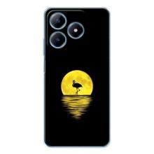 Летний Чехол на Realme C63 4G – Желтый Закат