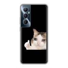 Бампер з принтом Меми для Realme C65 – Кіт у сльозах