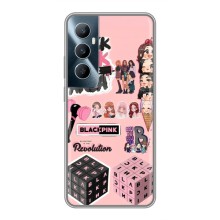 Чохли з картинкою для Realme C65 (BLACK PINK колаж)