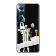 Чехлы для Realme C65 (Leo чемпион) (AlphaPrint) (Месси в накидке)