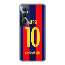 Чехлы Месси для Realme C65 (AlphaPrint) (Messi Barca 10)