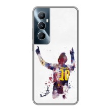 Чехлы Месси для Realme C65 (AlphaPrint) (Messi Barca)