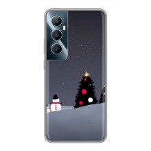 Чехлы на Новый Год Realme C65 (Снеговички)