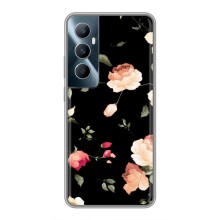 Чехлы с Цветами для Realme C65 (VPrint) (Розочки)