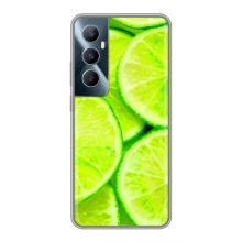 Чехлы с Фруктами для Realme C65 (VPrint) (Лайм)