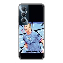 Чехлы с футболистом Ерлинг Холанд для Realme C65 (AlphaPrint) (гол Эрлинг Холланд)