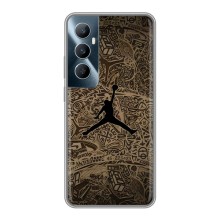 Чехлы для Realme C65 - с картинкой JORDAN (AlphaPrint) (Logo Jordan)