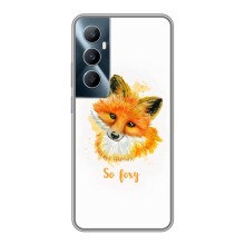 Чехлы с картинкой Лисички для Realme C65 (VPrint) (Девочка Лиса)