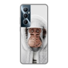 Чехлы с Обезьянами NFT для Realme C65 (AlphaPrint) (обезьяна NFT в тату)