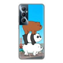 Чехлы с Пандами на Realme C65 – Друзья