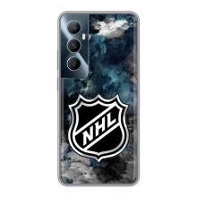 Чехлы с принтом Спортивная тематика для Realme C65 – NHL хоккей