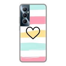 Чехлы с тематикой "Маленькие Сердечки" на Realme C65 – Красивое сердечко