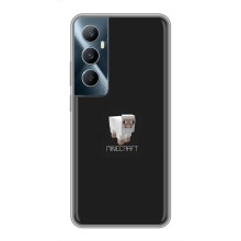 Чехол Майнкрафт на Realme C65 (AlphaPrint) Minecraft (Овечка Майнкрафт)