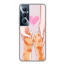 Чехол на Реалми С65 с Котами (VPrint) (Любовь к котикам)
