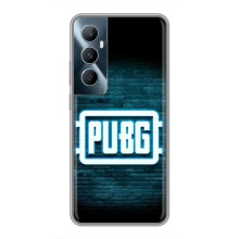 Чехол PUBG для Реалми С65 (AlphaPrint) (Лого PUBG)