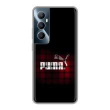 Чохол з Брендами одягу на Реалмі С65 – PUMA стиль