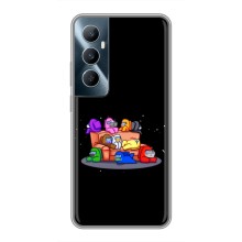 Чехол Амонг Ас для Realme C65 (AlphaPrint) (Амонг-ас)