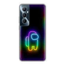 Чехол Амонг Ас для Realme C65 (AlphaPrint) (Яркий скин)
