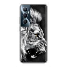 Чехол с картинкой на Realme C65 – Злой ЛЕВ
