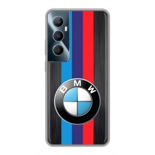 Чехол для Реалми С65 - с принтом БМВ (AlphaPrint) (Лого BMW)