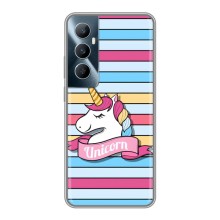 Чехол для Реалми С65 - (Единорожки - Новинки) (AlphaPrint) (Unicorn)