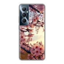 Чехол с принтом САКУРЫ на Realme C65 – Цветущая сакура