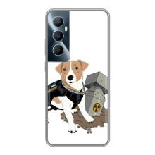 Чехол с принтом Собаки Патрон для Realme C65 – Пёс Патрон с ракетой