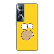 Чехол с Симпсонами для Realme C65 (VPrint) (Гомер)