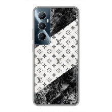 Чохол Стиль Louis Vuitton на Realme C65 – LV на білому