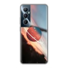 Чехол (ТПУ) с планетами на Realme C65 – Сатурн
