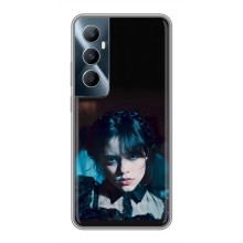 Чехлы Венсдей на Realme C65 Уэнсдей (AlphaPrint) (взгляд Уэнздей)