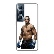 Чехол с картинкой Александр Усик для Realme C65 – Усик на белом