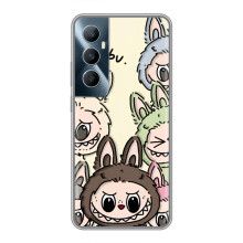 Чехол с Лабубу на Realme C65 – Коллаж Лабубу