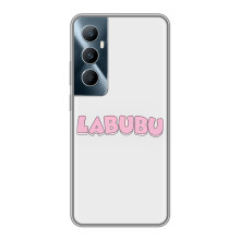 Чехол с Лабубу на Realme C65 – Лого Лабубу