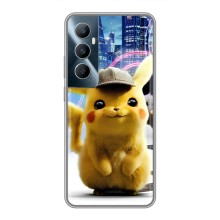 Чехол с Пикачу на Realme C65 (Пикачу в городе)