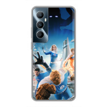Чехол с принтом Фантастическая четверка для Realme C65 – Герои Фантастической четверки
