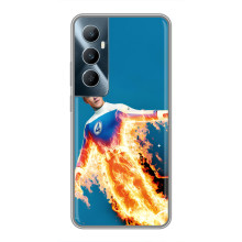 Чехол с принтом Фантастическая четверка для Realme C65 – Человек-Факел