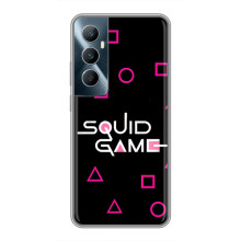 Чехол Гра в кальмара для Realme C65 – Логотип игры кальмара