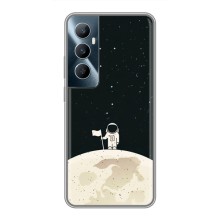 Космические Чехлы для Реалми С65 (VPrint) (На луне)
