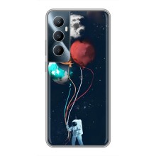 Космические Чехлы для Реалми С65 (VPrint) (Планеты шарики)