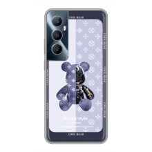 Круті Чохли Луі Віттон для Realme C65 (AlphaPrint) (Медведик LV)