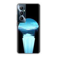 Летний Чехол на Realme C65 – Синий Водопад
