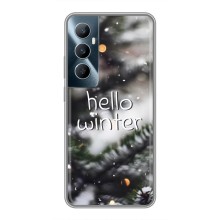 Новогодние, Праздничные Чехлы для Realme C65 - 2024 год – Hello winter