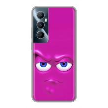 Силиконовые Чехлы (смешные стикеры) для Realme C65 – Хитрая мордочка