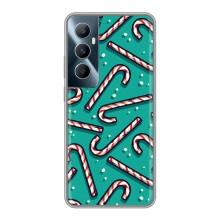 Силиконовый бампер на рождество для Realme C65 – Леденцы