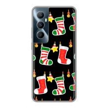 Силиконовый бампер на рождество для Realme C65 – Рождественские подарки